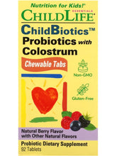 Load image into Gallery viewer, Child Life Probiotics with Colostrum Chewable