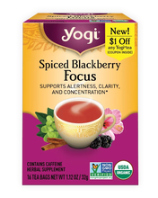Load image into Gallery viewer, Yogi Spiced Blackberry Focus