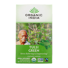 Load image into Gallery viewer, Organic India Tulsi Green Tea