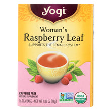 Load image into Gallery viewer, Yogi Tea Woman's Raspberry Leaf