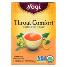 Load image into Gallery viewer, Yogi Throat Comfort Herbal Tea