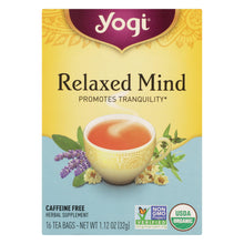 Load image into Gallery viewer, Yogi Relaxed Mind Herbal Tea