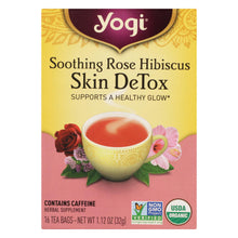 Load image into Gallery viewer, Yogi Soothing Rose Hibiscus Skin Detox
