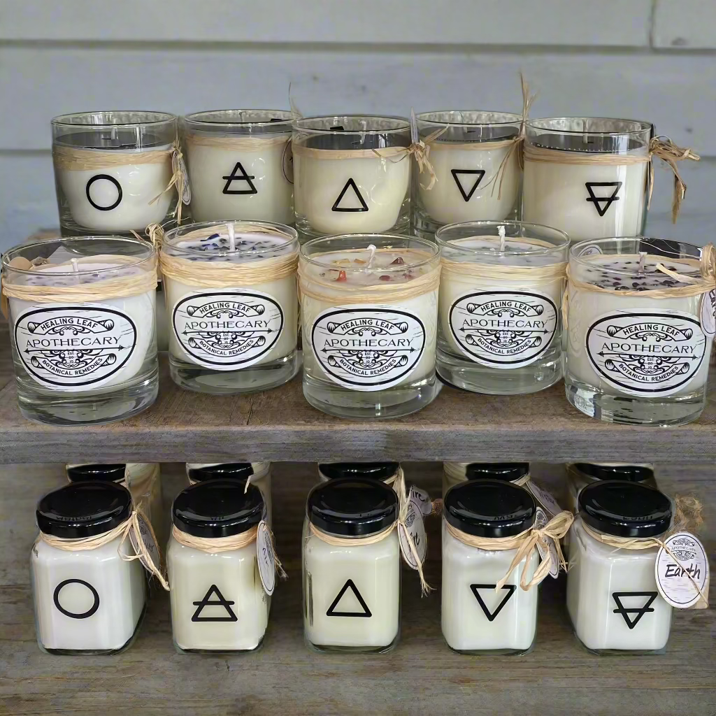 Healing Leaf Elements Candles