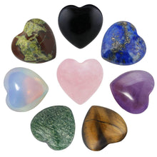 Load image into Gallery viewer, Polished Puffy Crystal Hearts
