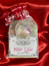 Load image into Gallery viewer, Peony Soap with Quartz Heart
