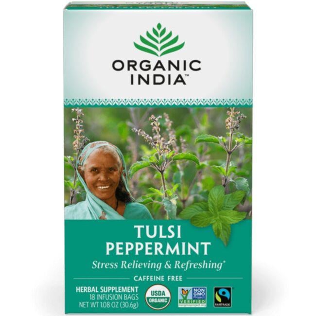 Organic India Tulsi Tea Peppermint