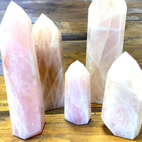 Rose Quartz Pillar