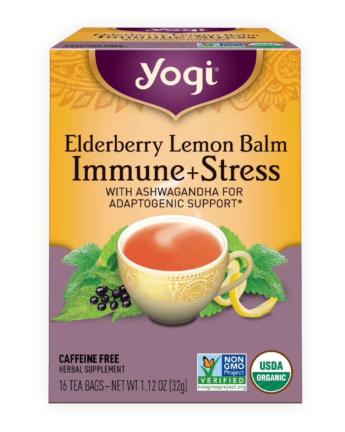 Yogi Elderberry Lemon Balm IMMUNE + STRESS