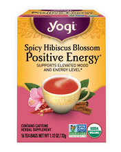 Load image into Gallery viewer, Yogi Spicy Hibiscus Blossom Positive Energy
