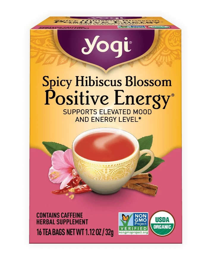 Yogi Spicy Hibiscus Blossom Positive Energy