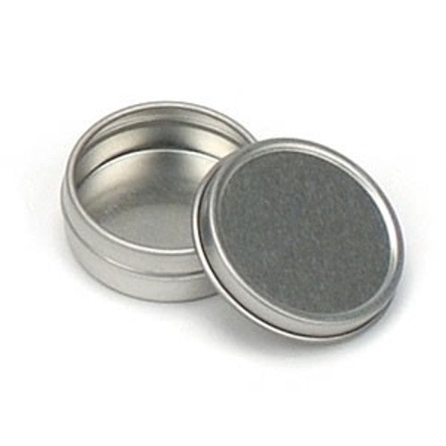 FLAT METAL TIN 1/4 OZ