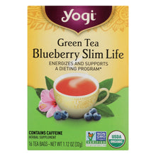 Load image into Gallery viewer, Yogi Green Tea Blueberry Slim Life
