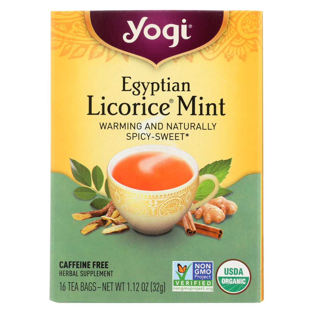 Yogi Egyptian Licorice Mint