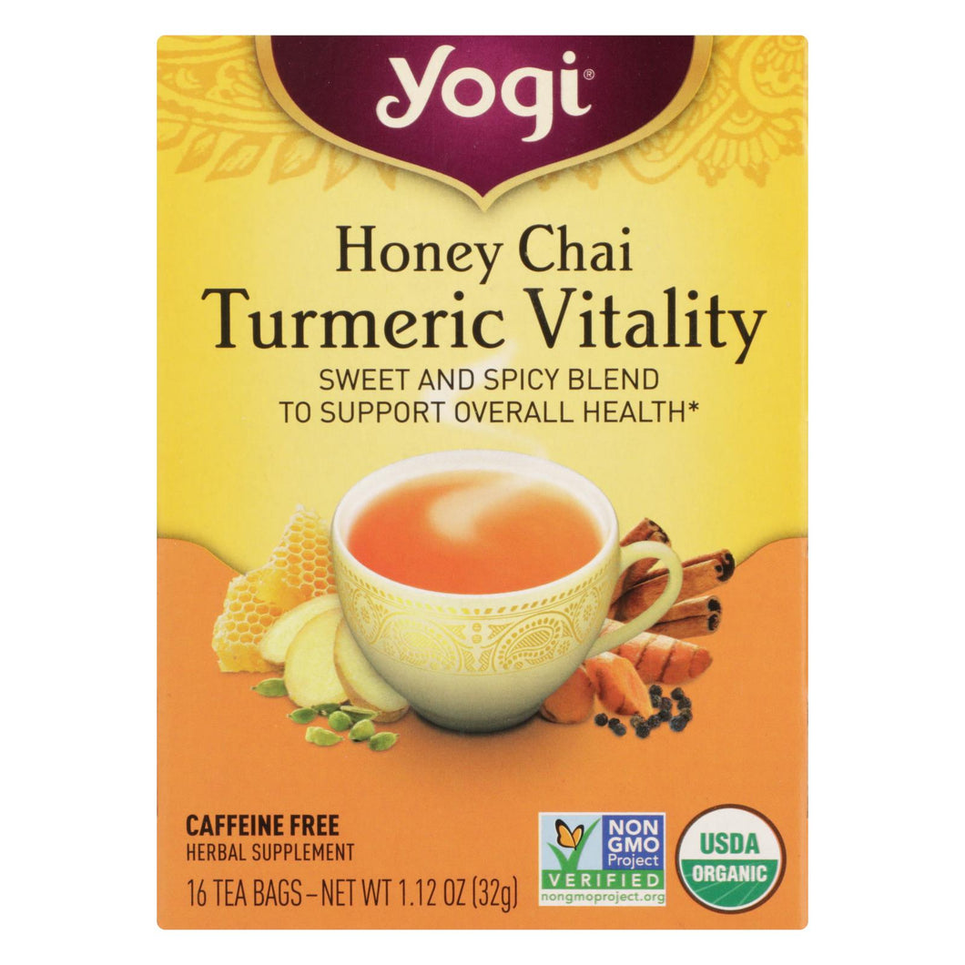 Yogi Honey Chai Turmeric Vitality