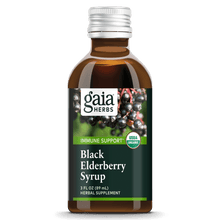 Load image into Gallery viewer, Gaia Herbs Black Elderberry Syrup
